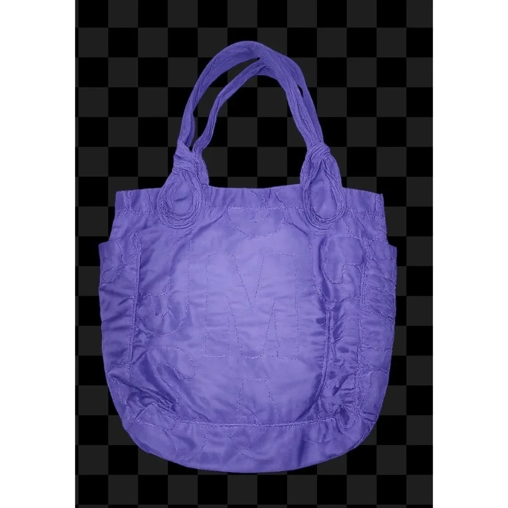Marc by Marc Jacobs Pretty Nylon Tate Tote‎ Purple Quilted Shoulder Bag